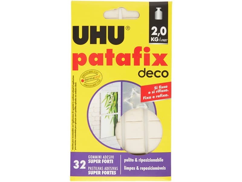 Gommini adesivi Uhu Patafix Deco superforte Conf. 32 pezzi – 35586