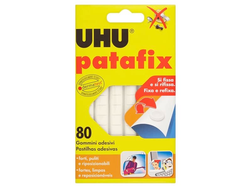Gommini adesivi Uhu Patafix bianco  Conf. 80 pezzi – 64792
