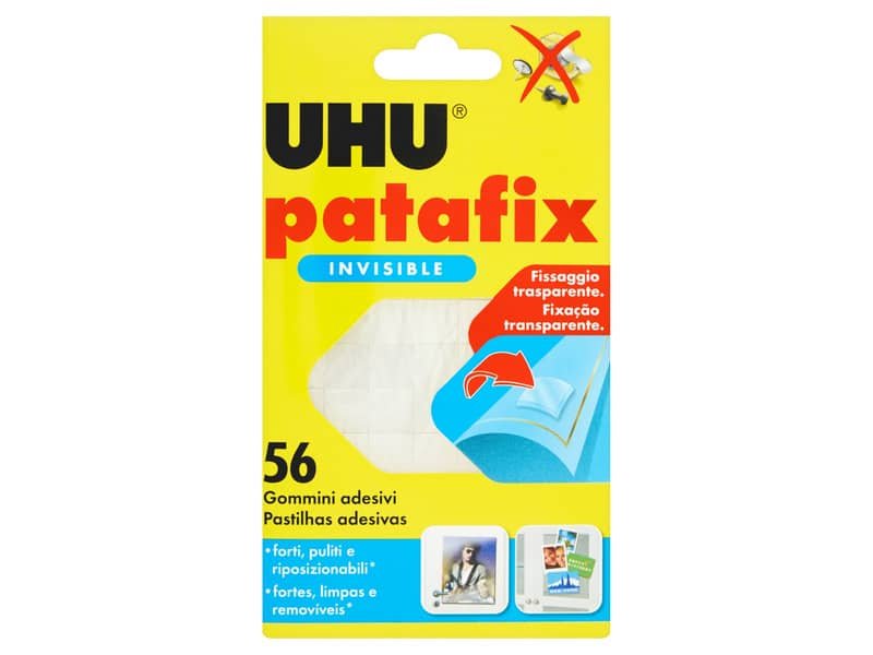 Gommini adesivi Uhu Patafix Invisible trasparente Conf. 56 pezzi – 34992