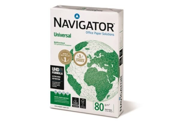 Carta per fotocopie A4 Navigator Universal 80 g/m2 Risma da 500 fogli - NUN0800786