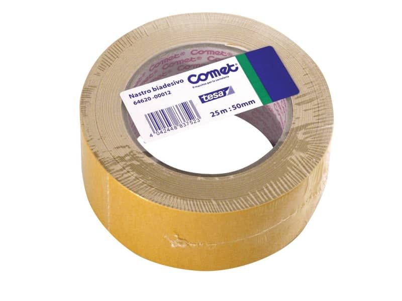 Nastro biadesivo Comet per pavimenti universale – Permanente 50 mm x 25 m 64620-00012-00