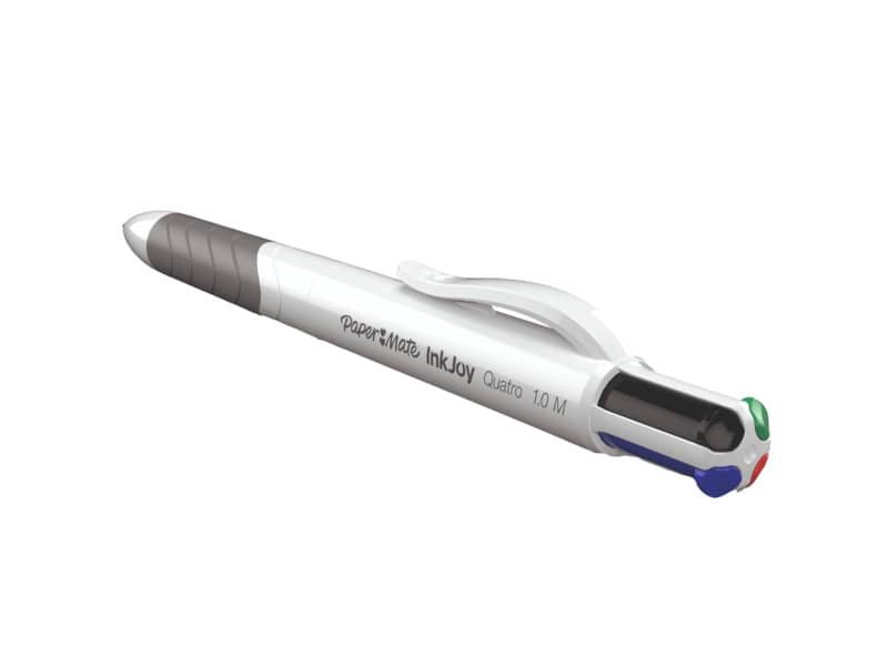 Penna sfera a scatto Paper Mate Inkjoy Quatro ULV M 1 mm 4 colori S0977260
