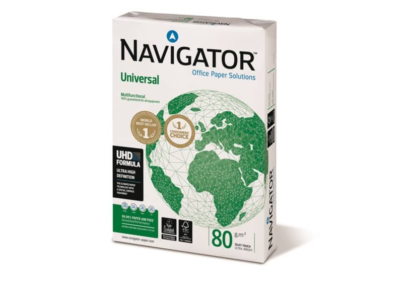 Carta per fotocopie A3 Navigator Universal 80 g/mý Risma da 500 fogli NUN0800626