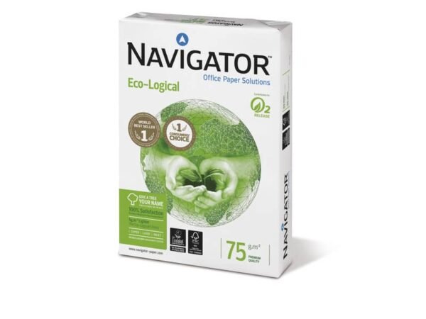 Carta per fotocopie A3 Navigator Ecological 75 g/mý Risma da 500 fogli NEC0750137