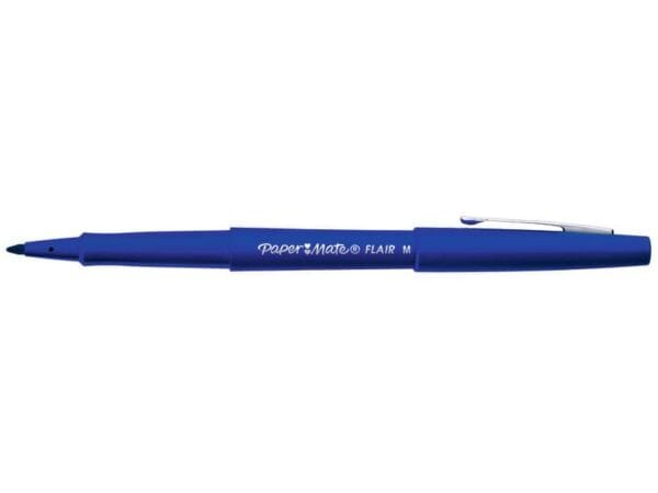 Penna punta fibra Paper Mate Flair/Nylon M 1,1 mm blu S0191013
