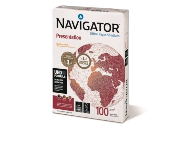 Carta per fotocopie A4 Navigator Presentation 100 g/mý Risma da 500 fogli - NPR1000203