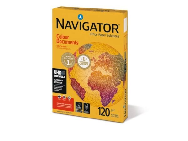 Carta per fotocopie A4 Navigator Colour Documents 120 g/mý Risma da 250 fogli - NCD1200181