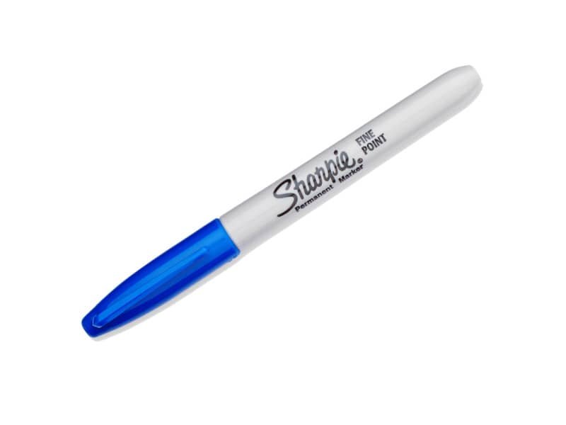 Marcatore permanente Sharpie Fine punta conica 1 mm blu S0810950