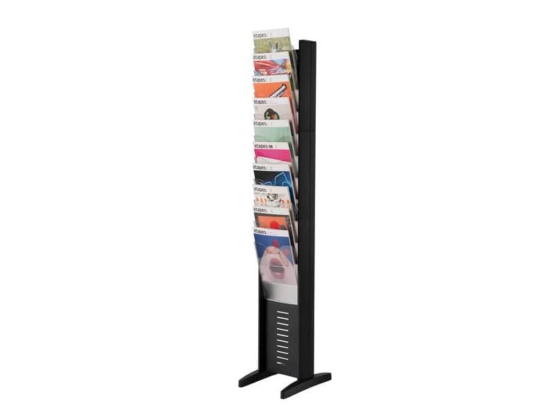Portariviste da terra Paperflow EPI 10 scomparti A4 – nero 30×38,2×160,6 cm K502781