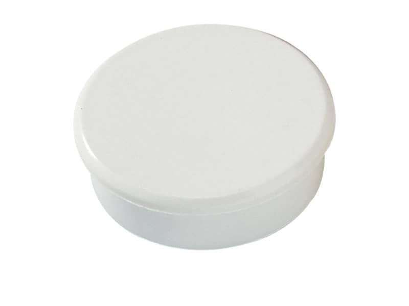 Magneti Dahle rotondi  38 mm bianco altezza 13,5 mm – forza 25 N – conf. 10 pezzi – R955381