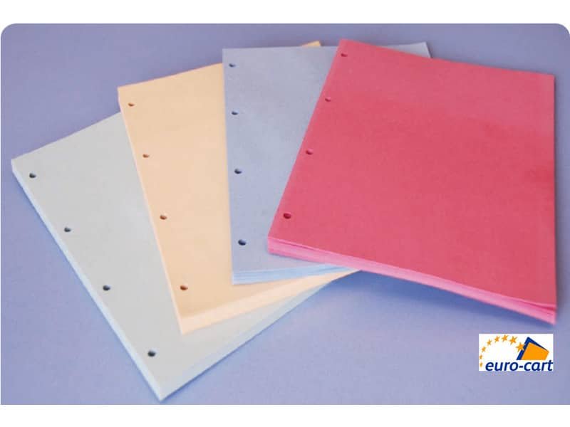 Divisori in cartoncino Manilla con fori EURO-CART 23×30 cm azzurro confezione da 100 pz. DM04AZ C/FORI_DESK