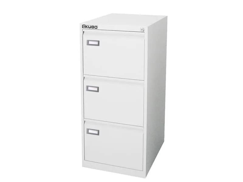 EC- Classificatore per cartelle sospese KUBO 3 cassetti  46x62x101 cm bianco 4303