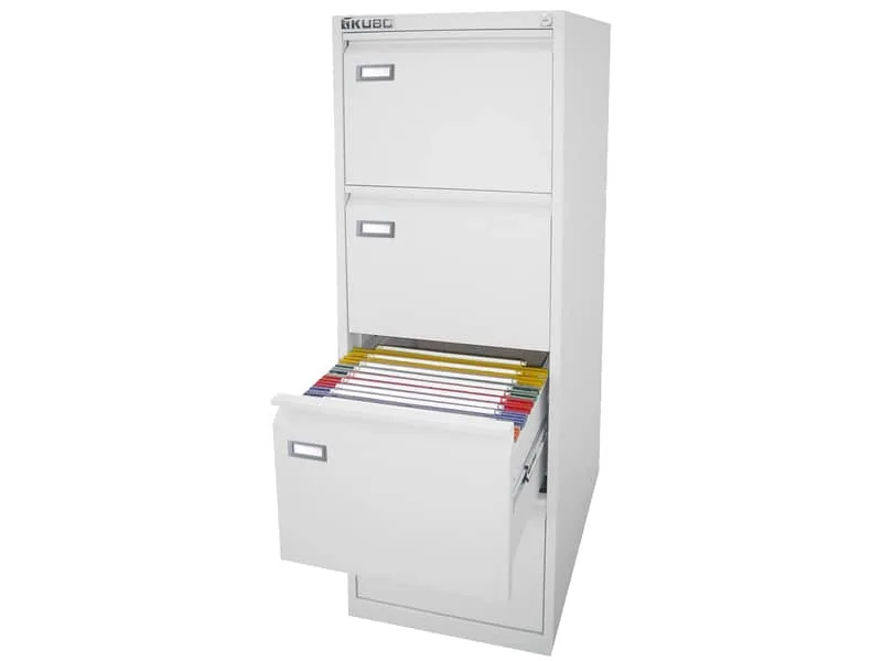 EC Classificatore per cartelle sospese KUBO 4 cassetti 46x62x132 cm bianco 4304