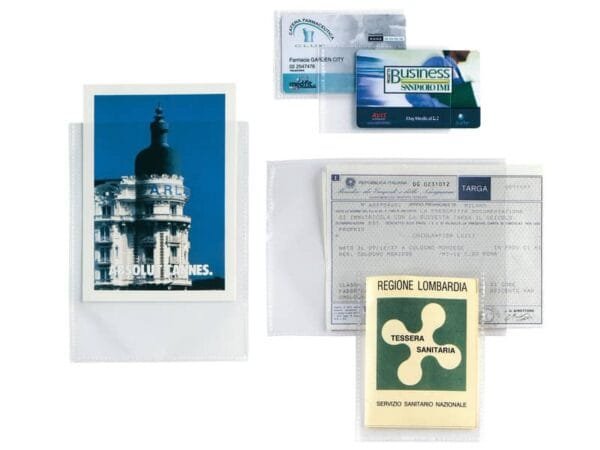 Buste a U Sei Rota Soft PP liscio - alto spessore trasparente - formato interno 22x30 cm Conf. 25 pezzi - 652230