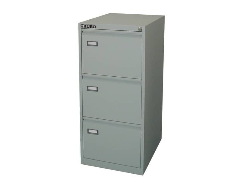 EC – Classificatore per cartelle sospese KUBO 3 cassetti  46x62x101 cm grigio 4003