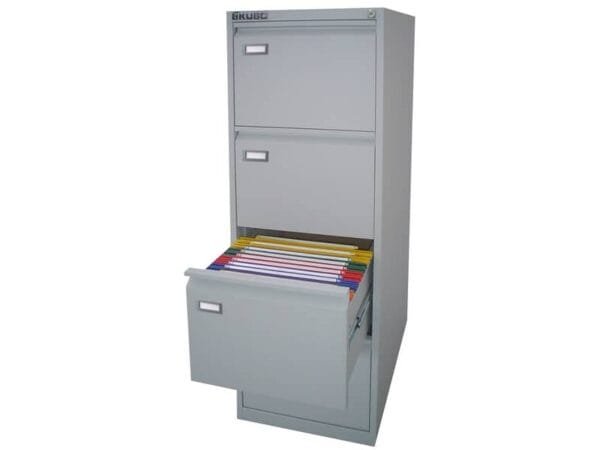 EC Classificatore per cartelle sospese KUBO - 4 cassetti 46x62x132 cm grigio 4004