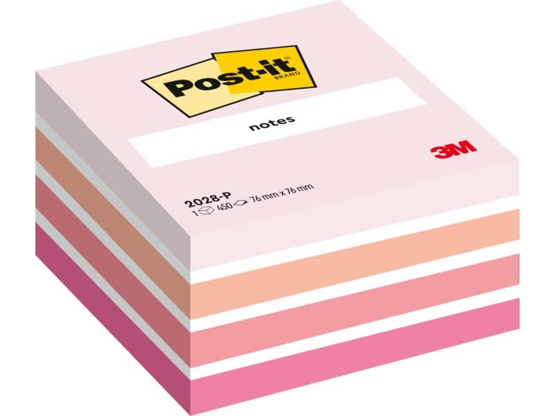 Foglietti riposizionabili Post-it© Notes Cubo Neon 76×76 mm assortiti 450 ff 2028-P