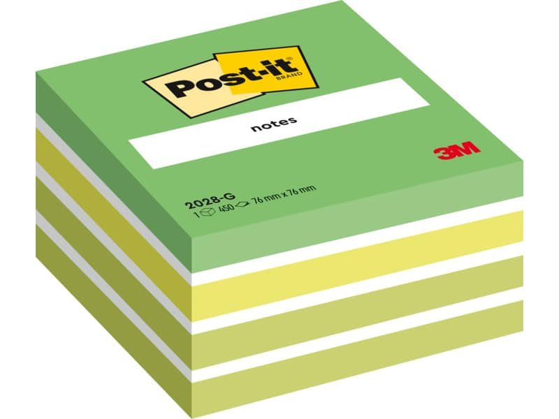 Foglietti riposizionabili Post-it© Notes Cubo Neon 76×76 mm assortiti 450 ff 2028-G