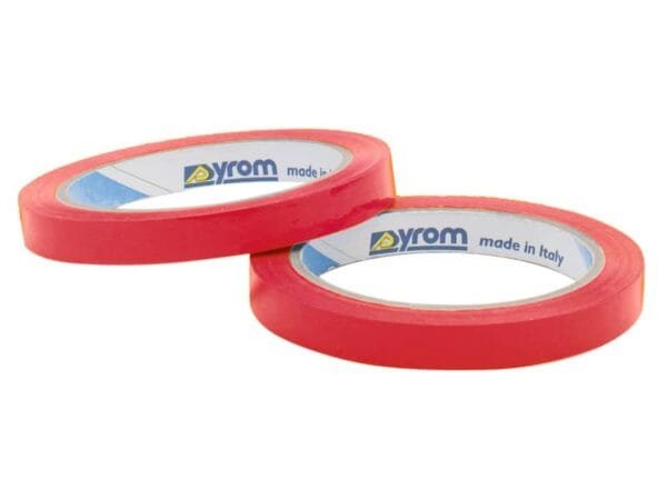 Nastro adesivo da imballo SYROM formato 12 mm x 66 m - materiale ppl rosso conf. da 12 - 3158