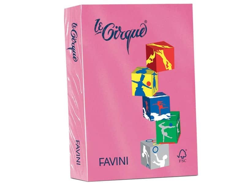 Carta colorata Favini LE CIRQUE 80 g/mý A4 ciclamino astrale 206 risma 500 fogli – A71F504