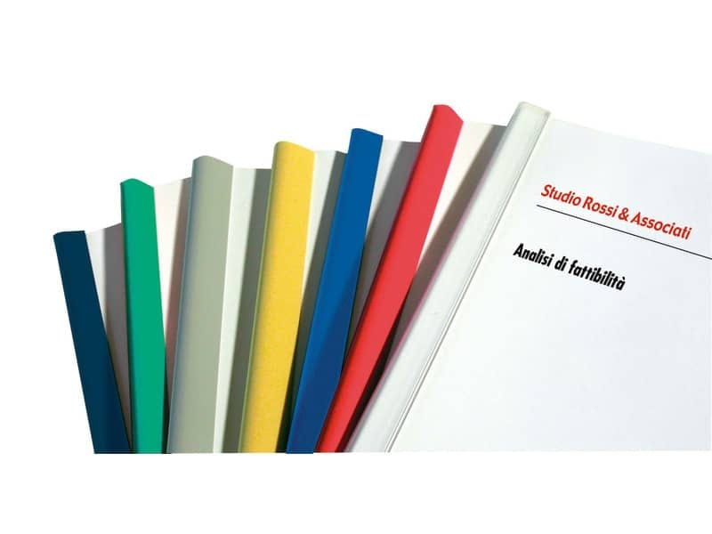 Dorsi plastici FELLOWES per rilegatura senza macchine 29,7 cm diam.16 mm blu in conf. da 25 – D116BL