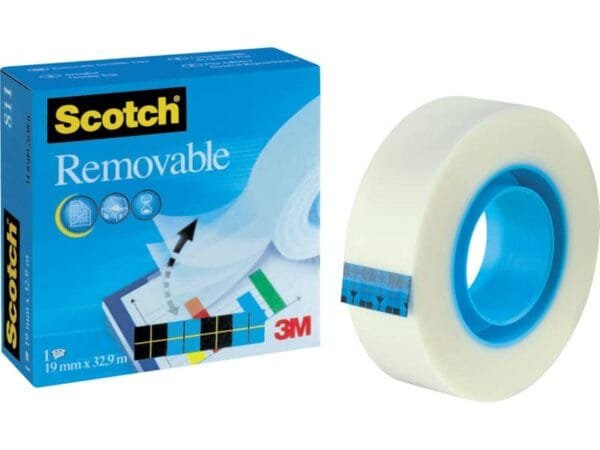 Nastro adesivo Scotch© Magic? 811 removibile 19 mm x 33 m trasparente 811