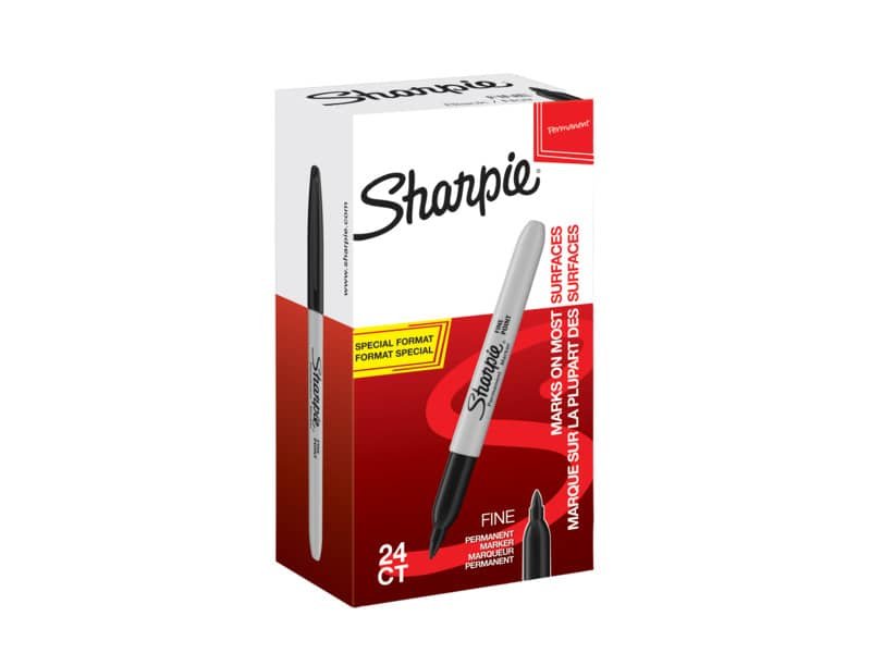Marcatori permanente Sharpie Fine F punta conica 1 mm nero special pack 24 pezzi – 2077128