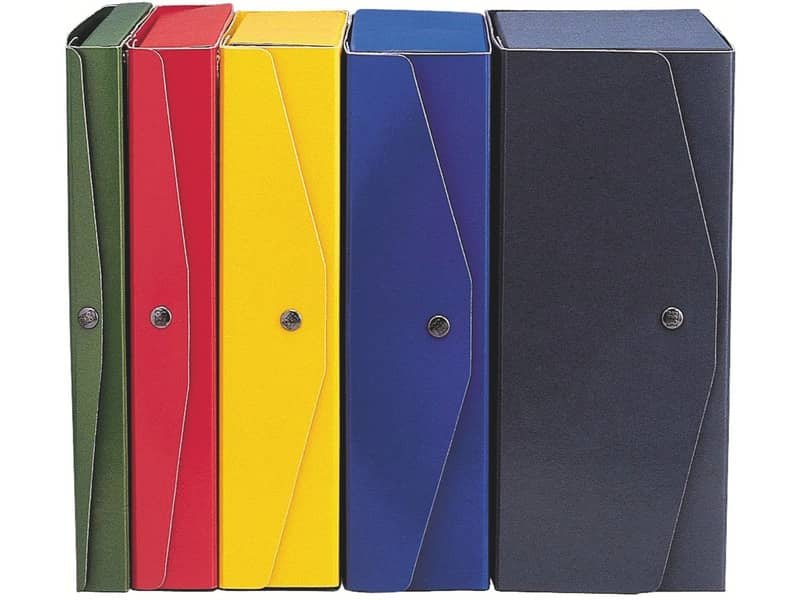 Scatola archivio King Mec Project – dorso 15 – 26×36 cm verde 25014