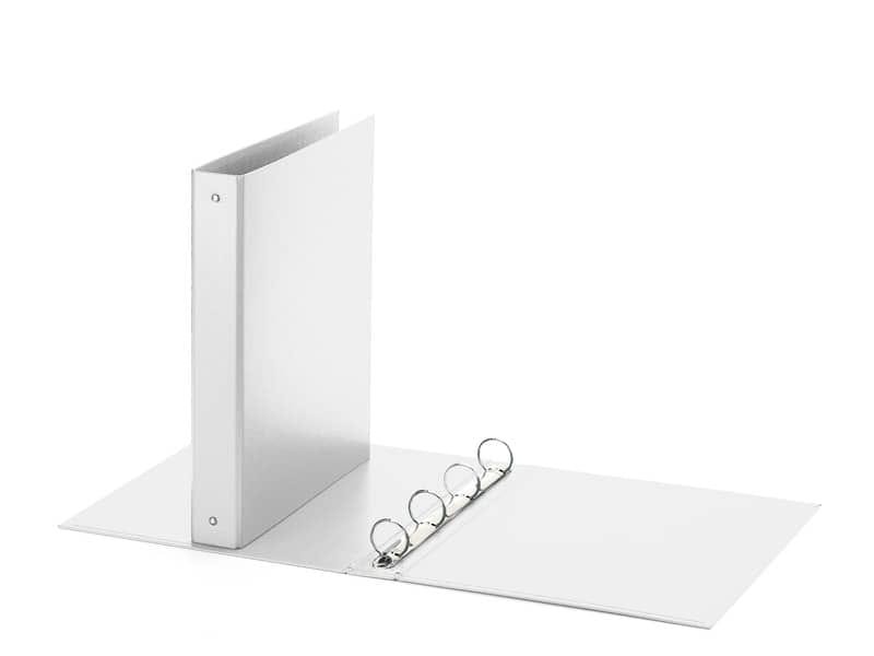 Raccoglitore FAVORIT Europa 22×30 cm 4 anelli tondi  30 mm – dorso 4 cm bianco 400051158
