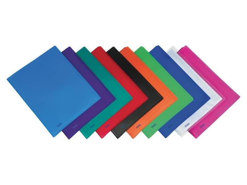 Portalistino a fogli fissi FAVORIT Sviluppo buccia d’arancia 22×30 cm 10 buste blu – 100460245