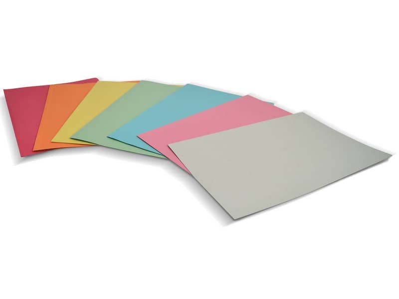 Cartelline a 3 lembi EURO-CART Cartoncino Manilla 25×33 cm gr. 190 g/mq grigio  conf. da 50 pezzi CM03GR190_DESK