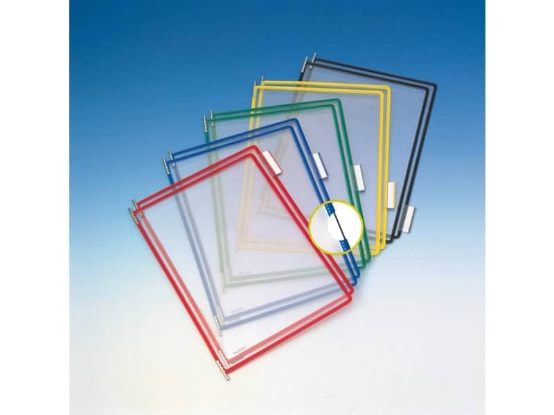 Buste per leggio Tarifold© T-Technic A4 assortiti – PVC bordo rinforzato Conf. 10 pezzi – B114009