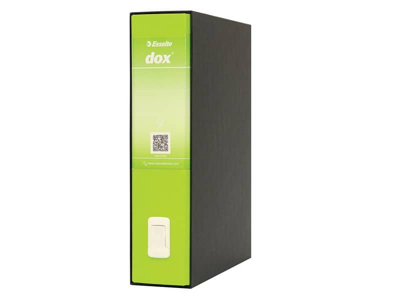 Registratore a leva DOX2 Protocollo 28,5×35 cm – dorso 8 cm verde greenery D26226