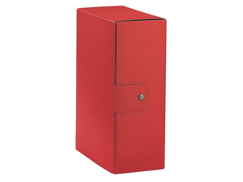 Cartella portaprogetti Esselte C32 EUROBOX dorso 12 cm presspan biverniciato rosso – 390332160