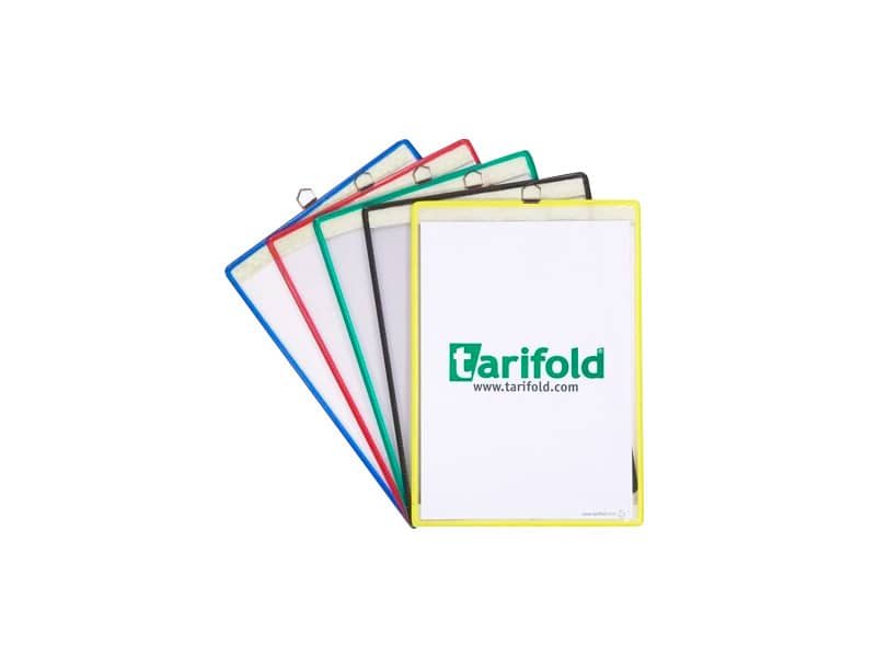 Buste portavvisi Tarifold© T-Technic – con gancio A4 assortito conf. 5 buste – B154509
