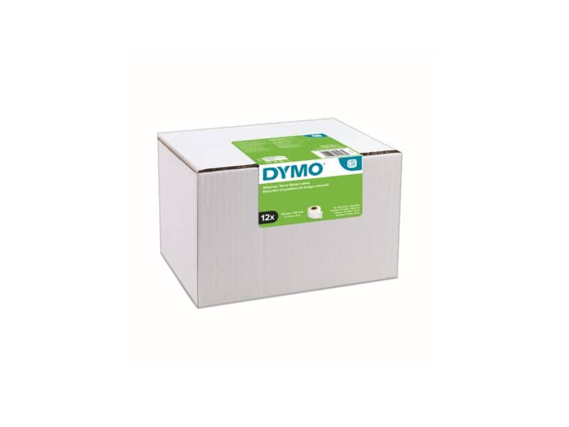 Rotoli da 220 etichette Dymo LabelWriter Spediz./Badge 101×54 mm bianco value pack da 12 rotoli – S0722420