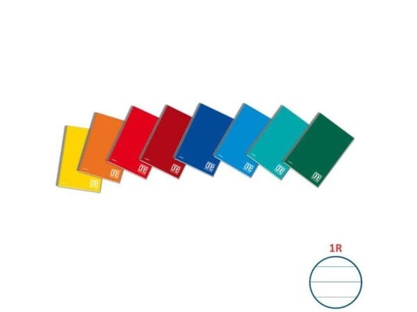 Blocco spiralato One Color laterale in cartoncino con fogli microperforati 80 g/mý 1R A5 16,2 x 21cm - 1149
