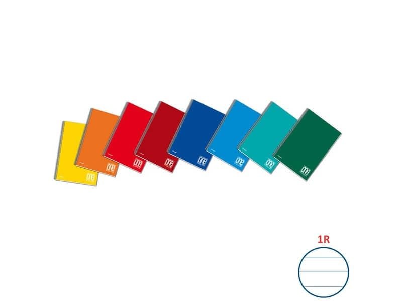 Blocco spiralato One Color laterale in cartoncino con fogli microperforati 80 g/mý 1R A5 16,2 x 21cm – 1149
