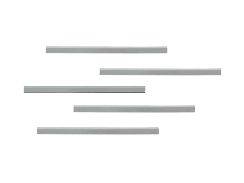 Clip adesive DURABLE DURAFIX© RAIL argento metallizzato 297x17mm conf. 5 – 470723