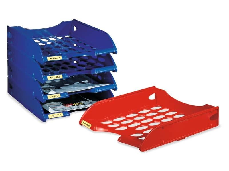 Vaschetta portacorrispondenza FELLOWES Modula polistirolo rosso 26×34,5×6,5 cm E040RO