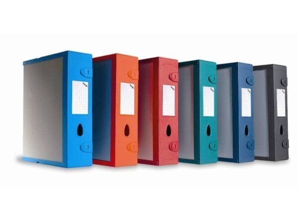 Scatola archivio LEONARDI Combi Box E500 dorso 9 cm blu navy - 29,8x36,2 cm E500BN