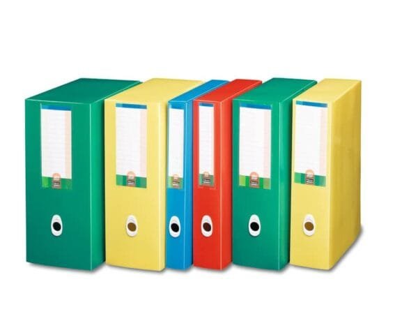 Scatola portaprogetti LEONARDI Plus PPL 25,5x35,5 cm - dorso 15 cm rosso U215RO