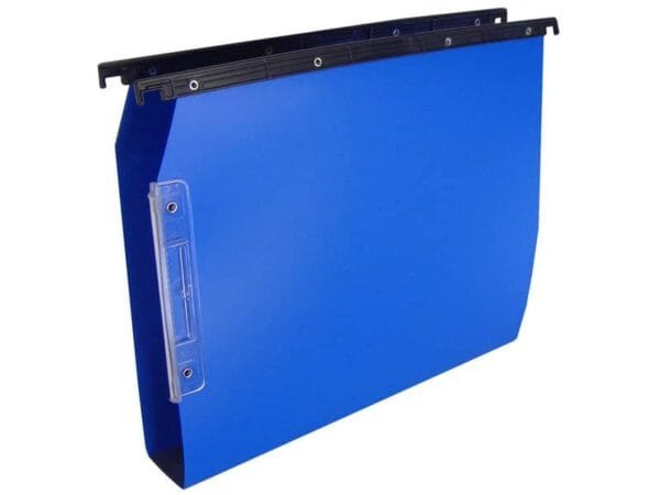 EC - Cartelle sospese laterali per armadi CARTESIO PP 33 cm fondo a U 3 cm blu - Conf. 25 pezzi - 514 M Beta 3 -A3