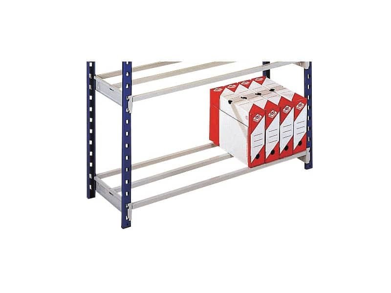 Staffe aggiuntive per scaffalatura Paperflow RANG’ECO 100×34 cm – grigio – conf. 2 pezzi – K605132