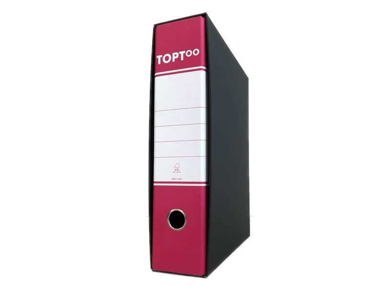 Registratore protocollo TOPToo con custodia dorso 8 cm magenta 23×33 cm – FMCRTP8MG