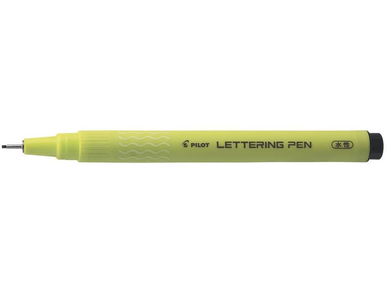 Penna punta in fibra Pilot Lettering colore nero 1 mm – 008465