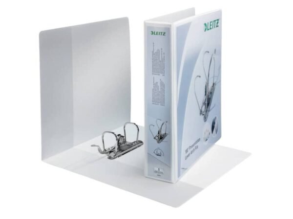 Raccoglitore a leva a 2 anelli bianco Leitz dorso 50 mm 42260001