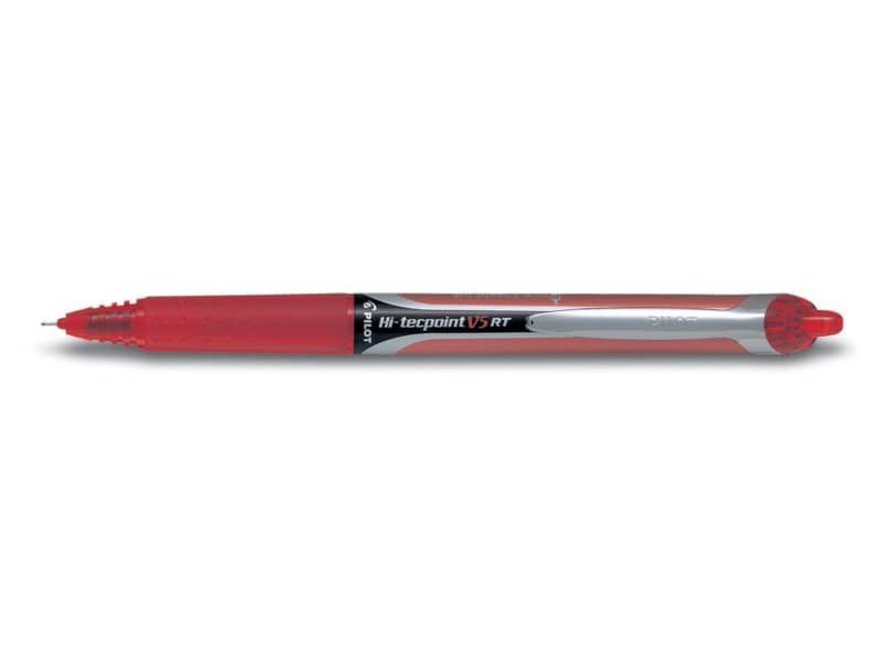 Roller Pilot Hi-Tecpoint V5 RT a scatto ricarcabile punta 0,5 mm rosso – 006782