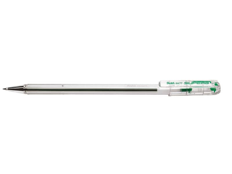 Penna a sfera Pentel Superb BK77 colore verde BK77-D