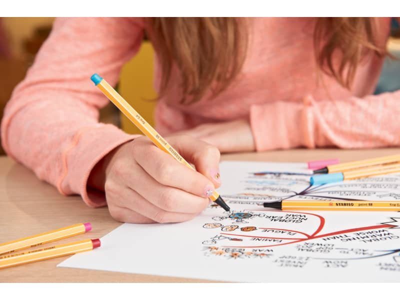 Fineliner Stabilo Point 88 assortiti  astuccio da 10 – 8810